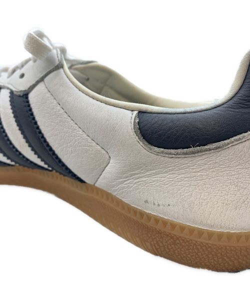 adidas（アディダス）adidas (アディダス) sporty&rich (スポーティーアンドリッチ) ローカットスニーカー / Samba OG (サンバ オージー) ホワイト×ネイビー サイズ:27.5cmの古着・服飾アイテム
