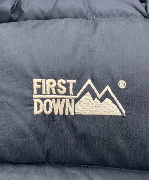 FIRST DOWN（ファーストダウン）FIRST DOWN (ファーストダウン) 90'sダウンジャケット ブラック サイズ:Lの古着・服飾アイテム