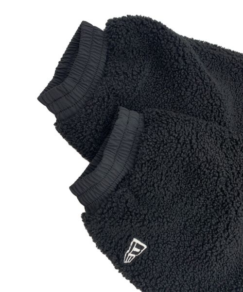 New Era（ニューエラ）New Era (ニューエラ) ボア切替スタンドカラーナイロンジャケット ブラック サイズ:Mの古着・服飾アイテム