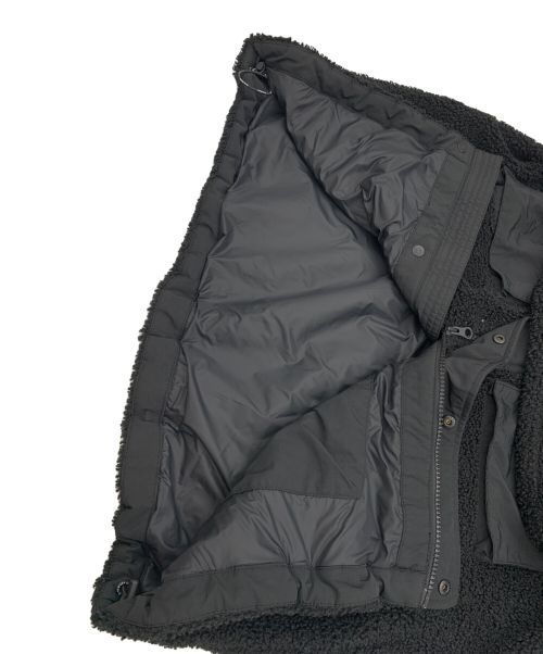 New Era（ニューエラ）New Era (ニューエラ) ボア切替スタンドカラーナイロンジャケット ブラック サイズ:Mの古着・服飾アイテム