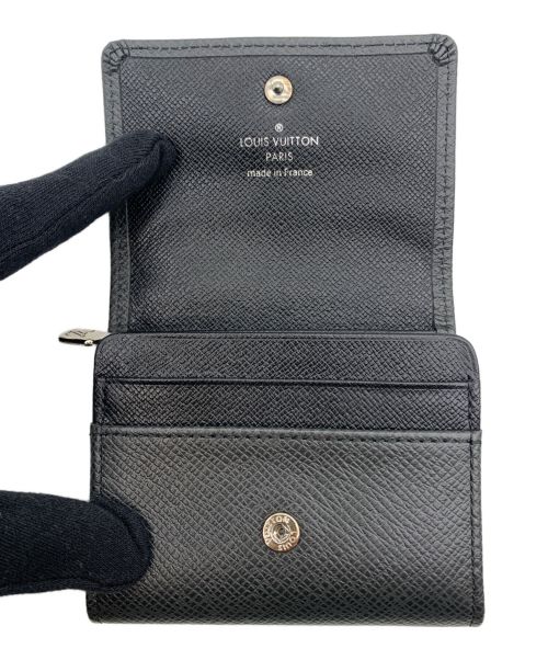 LOUIS VUITTON（ルイ ヴィトン）LOUIS VUITTON (ルイ ヴィトン) ポルトモネ・セルゲイ ブラックの古着・服飾アイテム