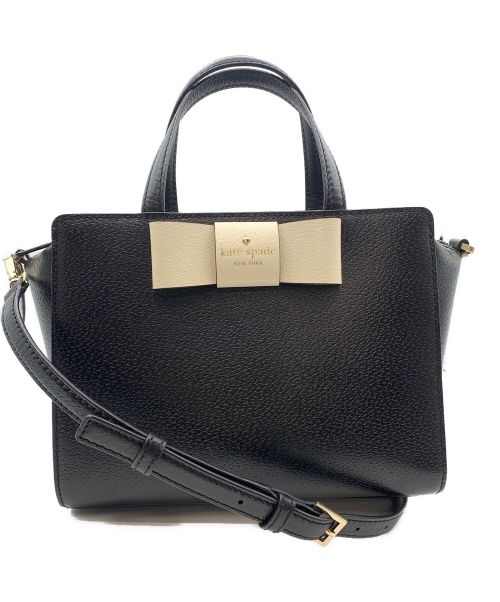 Kate Spade（ケイトスペード）Kate Spade (ケイトスペード) 2WAYバッグ ブラックの古着・服飾アイテム