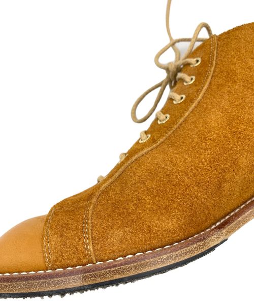 MUSHMANS（マッシュマンズ）MUSHMANS (マッシュマンズ) モンキーブーツ キャメル サイズ:25の古着・服飾アイテム