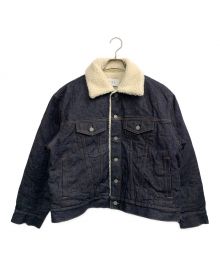 ETRE TOKYO（エトレトウキョウ）の古着「ボアデニムトラッカージャケット」｜インディゴ