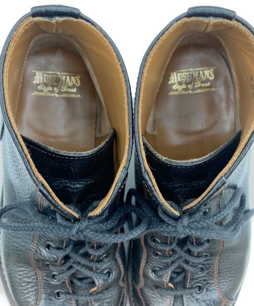 MUSHMANS（マッシュマンズ）MUSHMANS (マッシュマンズ) モンキーブーツ ブラック サイズ:25の古着・服飾アイテム