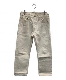 FULLCOUNT（フルカウント）の古着「Slim Straight Ecru Selvedge Denim」｜オフホワイト