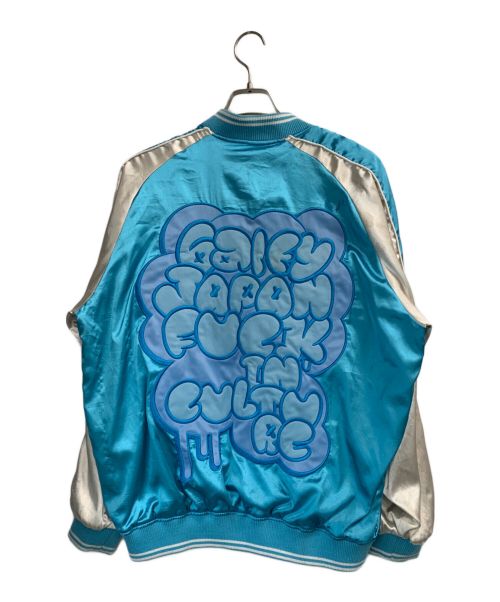 GALFY（ガルフィー）GALFY (ガルフィー) わんわんヤニクソスカジャン スカイブルー サイズ:Lの古着・服飾アイテム