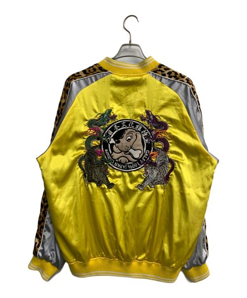 GALFY（ガルフィー）GALFY (ガルフィー) わんわんヤニクソスカジャン スカイブルー サイズ:Lの古着・服飾アイテム