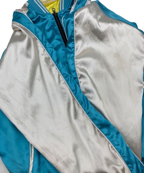 GALFY（ガルフィー）GALFY (ガルフィー) わんわんヤニクソスカジャン スカイブルー サイズ:Lの古着・服飾アイテム