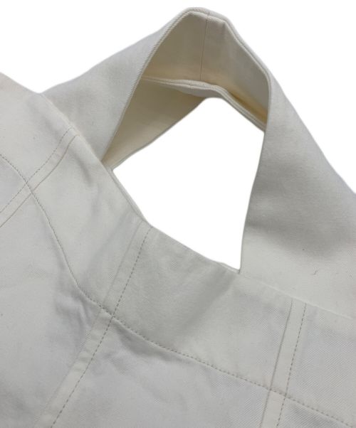 DEPAREILLE（デパリエ）DEPAREILLE (デパリエ) コットンリネンツイルビスチェ アイボリー サイズ:38の古着・服飾アイテム