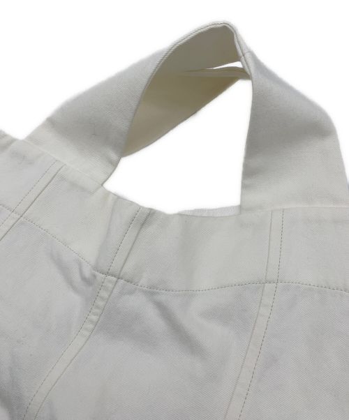 DEPAREILLE（デパリエ）DEPAREILLE (デパリエ) コットンリネンツイルビスチェ アイボリー サイズ:38の古着・服飾アイテム