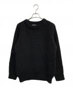 Peter Stormピーターストーム）の古着「90'sケーブルニット」｜ブラック