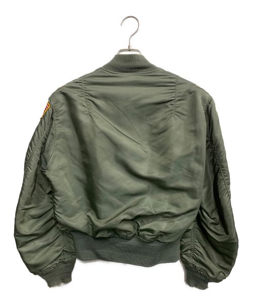 USAF（ユーエスエーエフ）USAF (ユーエスエーエフ) ALPHA (アルファ) 60'sL-2Bフライトジャケット カーキ サイズ:Mの古着・服飾アイテム