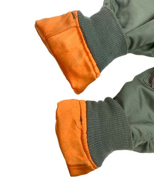 USAF（ユーエスエーエフ）USAF (ユーエスエーエフ) ALPHA (アルファ) 60'sL-2Bフライトジャケット カーキ サイズ:Mの古着・服飾アイテム