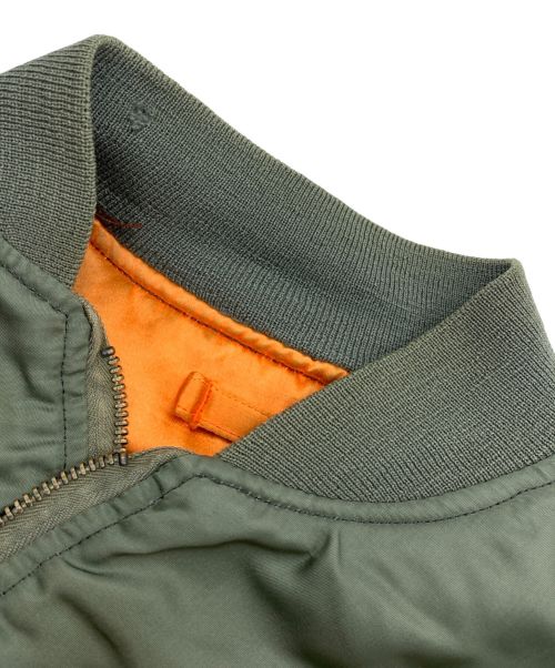 USAF（ユーエスエーエフ）USAF (ユーエスエーエフ) ALPHA (アルファ) 60'sL-2Bフライトジャケット カーキ サイズ:Mの古着・服飾アイテム