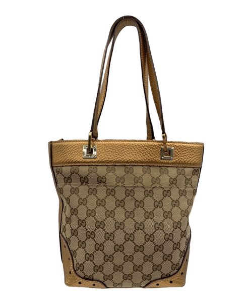 GUCCI（グッチ）GUCCI (グッチ) ハンドバッグ ゴールドの古着・服飾アイテム