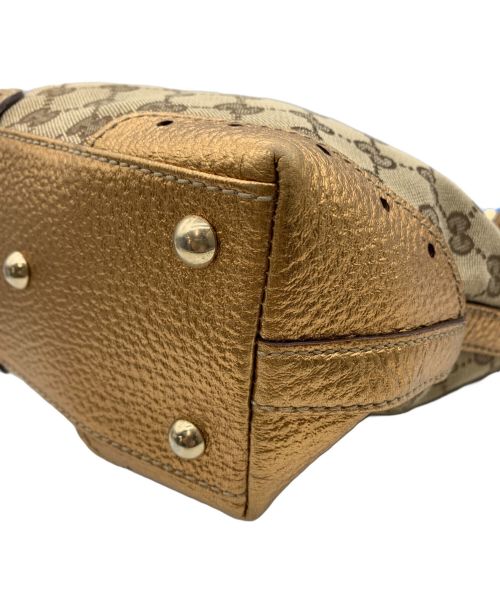 GUCCI（グッチ）GUCCI (グッチ) ハンドバッグ ゴールドの古着・服飾アイテム