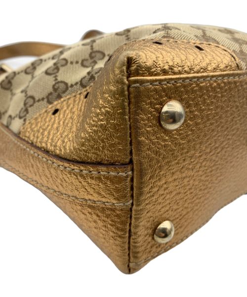 GUCCI（グッチ）GUCCI (グッチ) ハンドバッグ ゴールドの古着・服飾アイテム