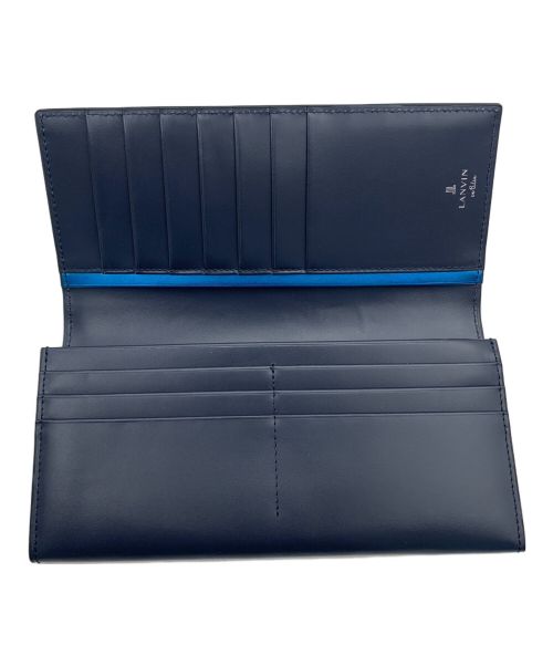 LANVIN en Bleu（ランバンオンブルー）LANVIN en Bleu (ランバンオンブルー) 長財布 ブルーの古着・服飾アイテム