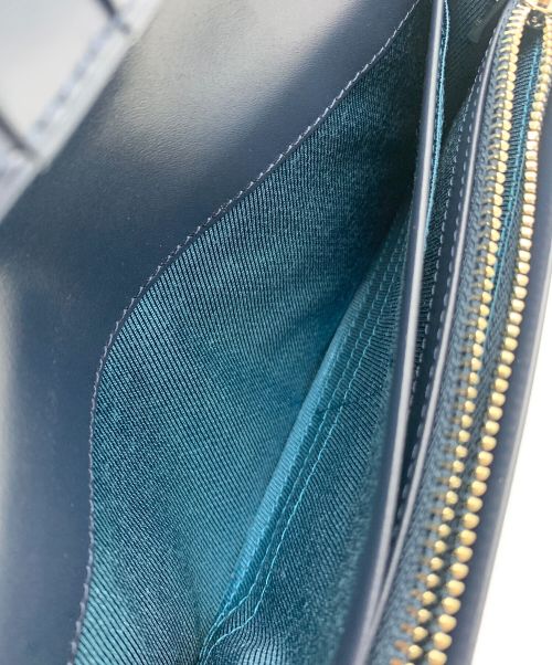 LANVIN en Bleu（ランバンオンブルー）LANVIN en Bleu (ランバンオンブルー) 長財布 ブルーの古着・服飾アイテム