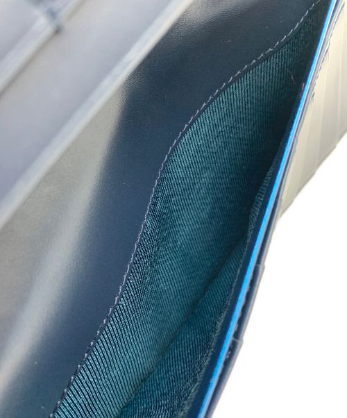 LANVIN en Bleu（ランバンオンブルー）LANVIN en Bleu (ランバンオンブルー) 長財布 ブルーの古着・服飾アイテム