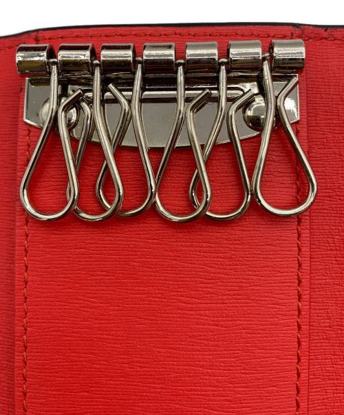 PAUL SMITH（ポールスミス）PAUL SMITH (ポールスミス) 6連キーケース ブラック×レッドの古着・服飾アイテム