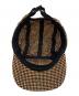 中古・古着 SUPREME (シュプリーム) Boucle Houndstooth Camp CAP ブラック：7000円