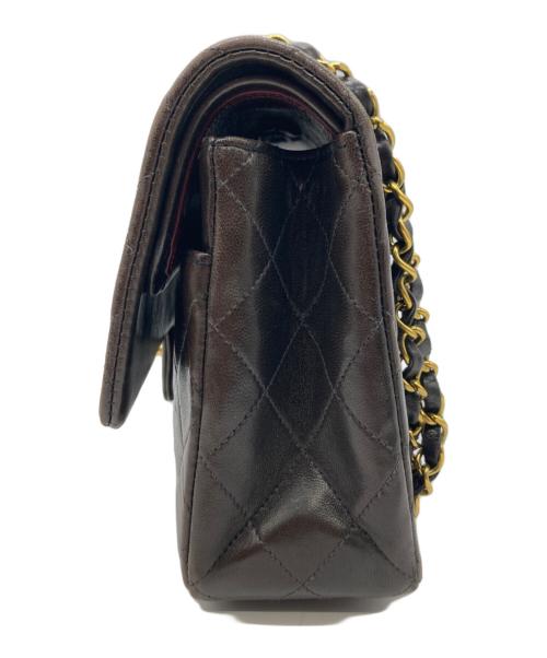 CHANEL（シャネル）CHANEL (シャネル) CHANEL（シャネル）チェーンショルダーバッグ　マトラッセ25 Wフラップ ブラウン サイズ:25の古着・服飾アイテム