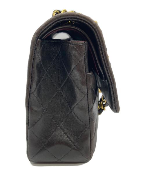 CHANEL（シャネル）CHANEL (シャネル) CHANEL（シャネル）チェーンショルダーバッグ　マトラッセ25 Wフラップ ブラウン サイズ:25の古着・服飾アイテム