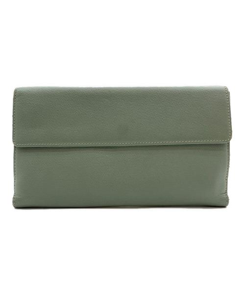 CHANEL（シャネル）CHANEL (シャネル) 長財布 ココボタン グリーンの古着・服飾アイテム