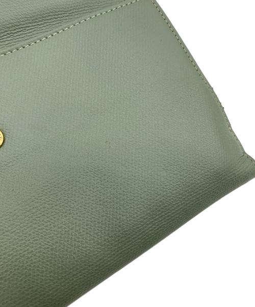 CHANEL（シャネル）CHANEL (シャネル) 長財布 ココボタン グリーンの古着・服飾アイテム