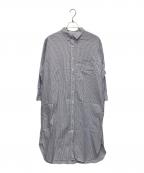 SLOW 23区スロー23ク）の古着「シャツワンピース」｜ブルー