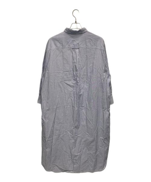 SLOW 23区（スロー23ク）SLOW 23区 (スロー23ク) シャツワンピース ブルー サイズ:46の古着・服飾アイテム