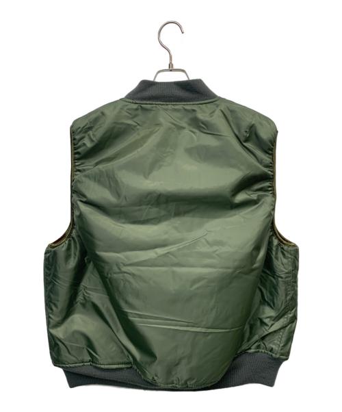 THRIFTY LOOK（スリフティールック）THRIFTY LOOK (スリフティールック) MA-1 BLACKPANTHER VEST グリーン サイズ:XLの古着・服飾アイテム