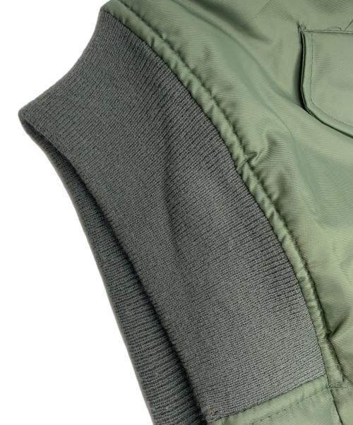 THRIFTY LOOK（スリフティールック）THRIFTY LOOK (スリフティールック) MA-1 BLACKPANTHER VEST グリーン サイズ:XLの古着・服飾アイテム