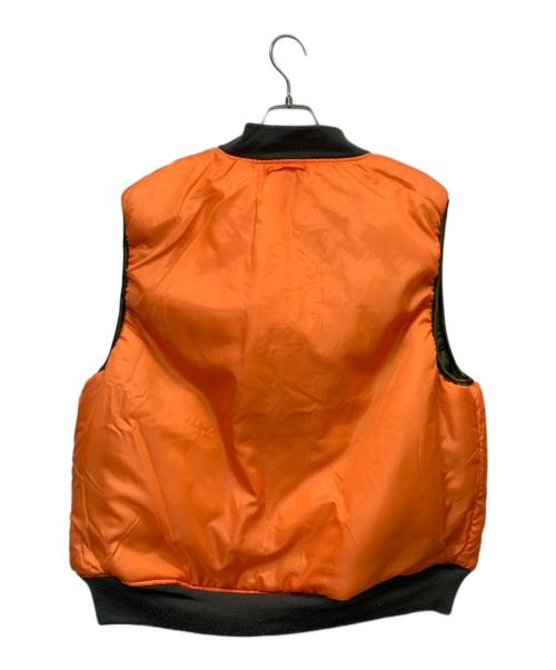 THRIFTY LOOK（スリフティールック）THRIFTY LOOK (スリフティールック) MA-1 BLACKPANTHER VEST グリーン サイズ:XLの古着・服飾アイテム