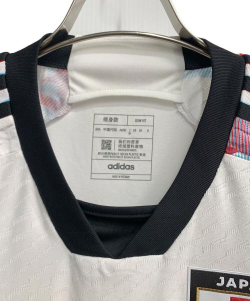 adidas（アディダス）adidas (アディダス) サッカーユニフォーム トップス ホワイト サイズ:J Mの古着・服飾アイテム
