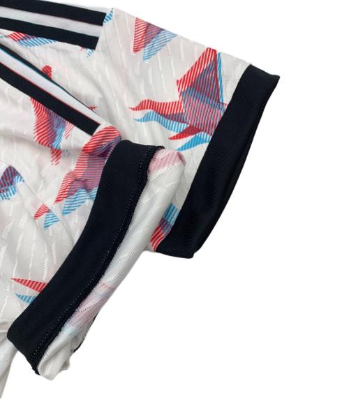 adidas（アディダス）adidas (アディダス) サッカーユニフォーム トップス ホワイト サイズ:J Mの古着・服飾アイテム