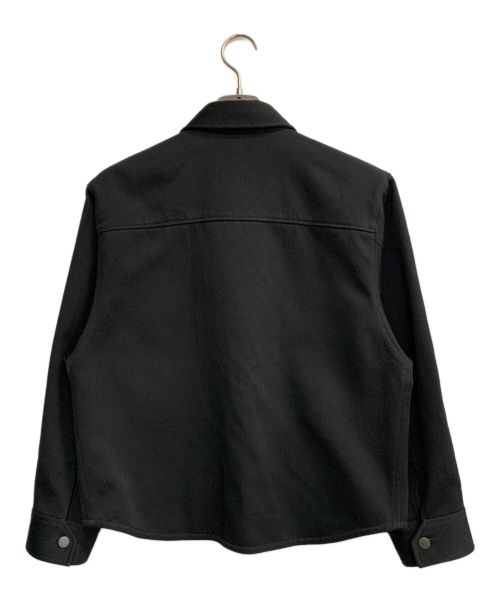 ATON（エイトン）ATON (エイトン) ウールデニムCPOジャケット ブラック サイズ:2の古着・服飾アイテム