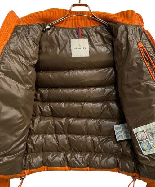 MONCLER（モンクレール）MONCLER (モンクレール) ダウンジャケット AUBERT オレンジの古着・服飾アイテム