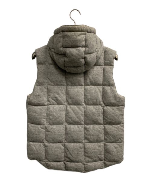 MONCLER（モンクレール）MONCLER (モンクレール) リバーシブルダウンベスト CHARTREUSE グレー サイズ:1の古着・服飾アイテム