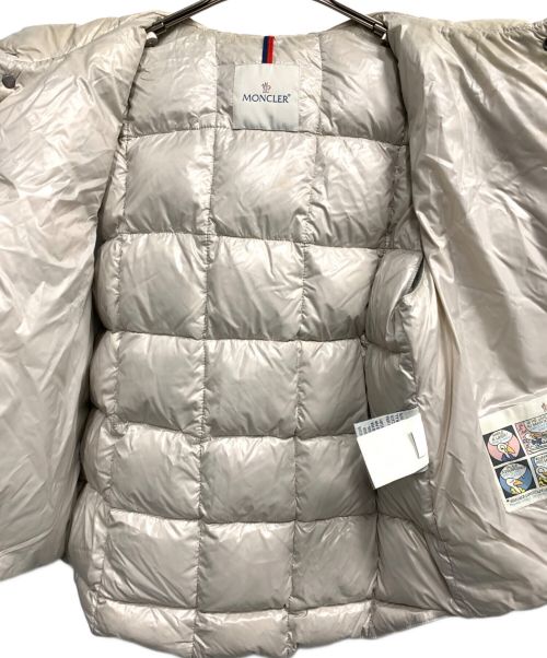MONCLER（モンクレール）MONCLER (モンクレール) リバーシブルダウンベスト CHARTREUSE グレー サイズ:1の古着・服飾アイテム