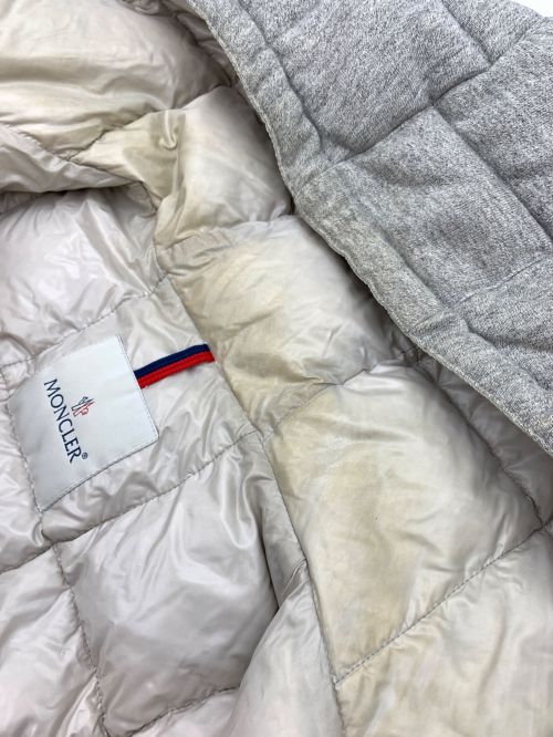 MONCLER（モンクレール）MONCLER (モンクレール) リバーシブルダウンベスト CHARTREUSE グレー サイズ:1の古着・服飾アイテム