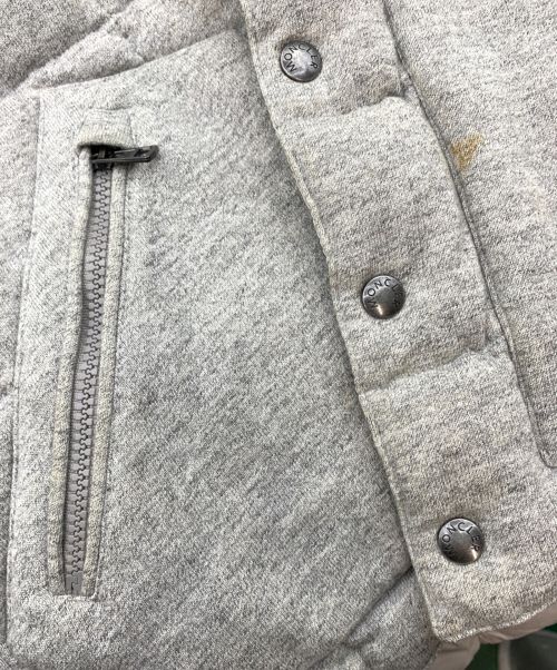 MONCLER（モンクレール）MONCLER (モンクレール) リバーシブルダウンベスト CHARTREUSE グレー サイズ:1の古着・服飾アイテム