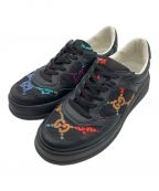 GUCCIグッチ）の古着「ローカットスニーカー」｜ブラック