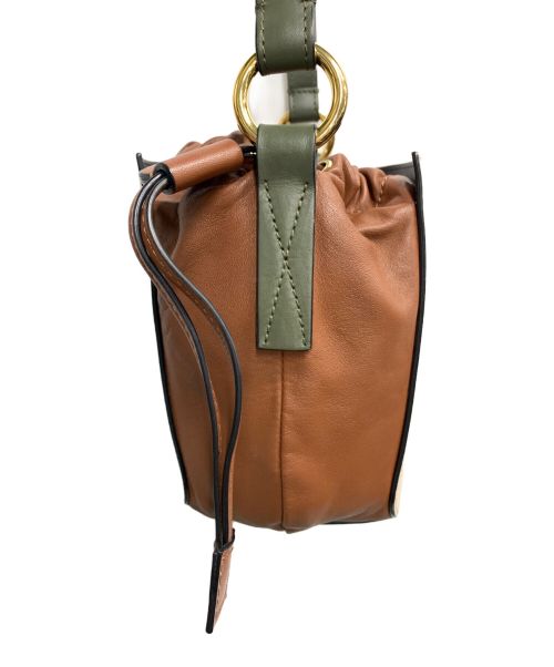 MARNI（マルニ）MARNI (マルニ) ショルダーバッグ ガゼット ベージュ×ブラウンの古着・服飾アイテム