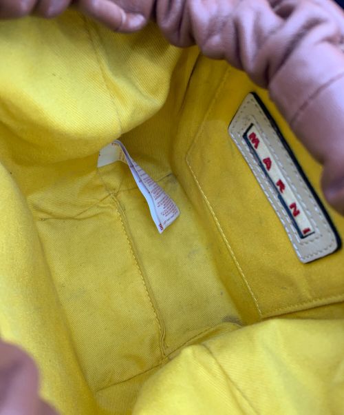 MARNI（マルニ）MARNI (マルニ) ショルダーバッグ ガゼット ベージュ×ブラウンの古着・服飾アイテム