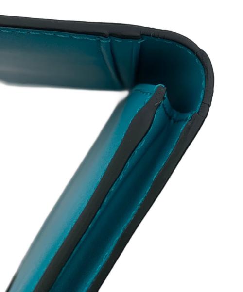 LANVIN en Bleu（ランバンオンブルー）LANVIN en Bleu (ランバンオンブルー) 長財布 グリーンの古着・服飾アイテム