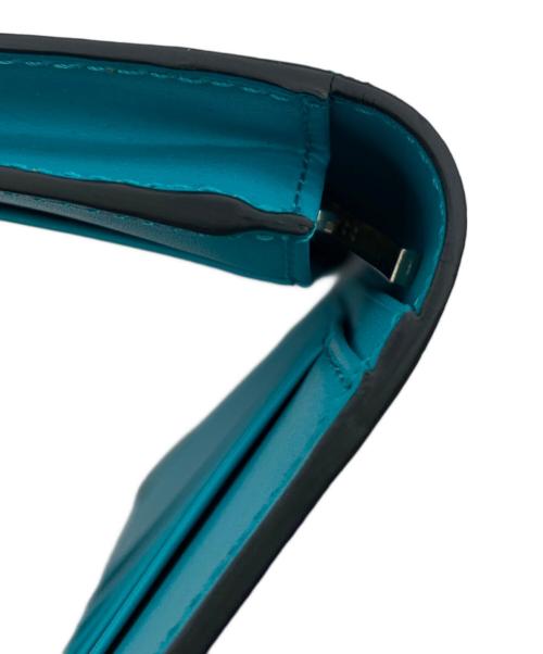 LANVIN en Bleu（ランバンオンブルー）LANVIN en Bleu (ランバンオンブルー) 長財布 グリーンの古着・服飾アイテム