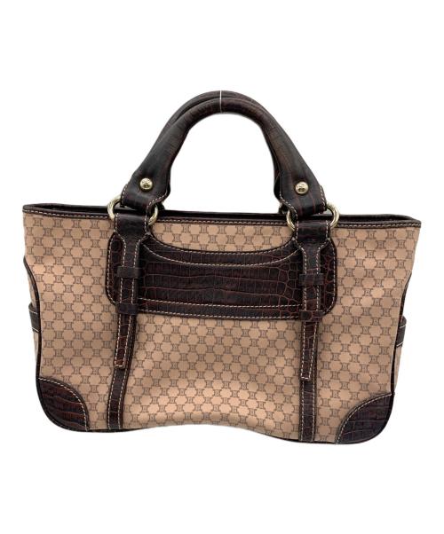 CELINE（セリーヌ）CELINE (セリーヌ) ブギーバッグ ピンク×ブラウンの古着・服飾アイテム